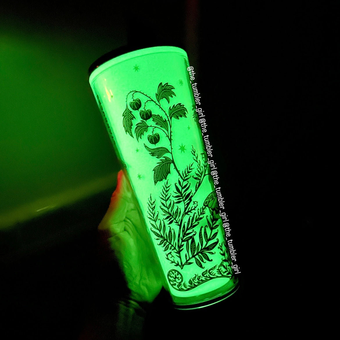 Starbucks Halloween Glow in the Dark Night Moth Cold Cup Tumbler (READY TO SHIP)
