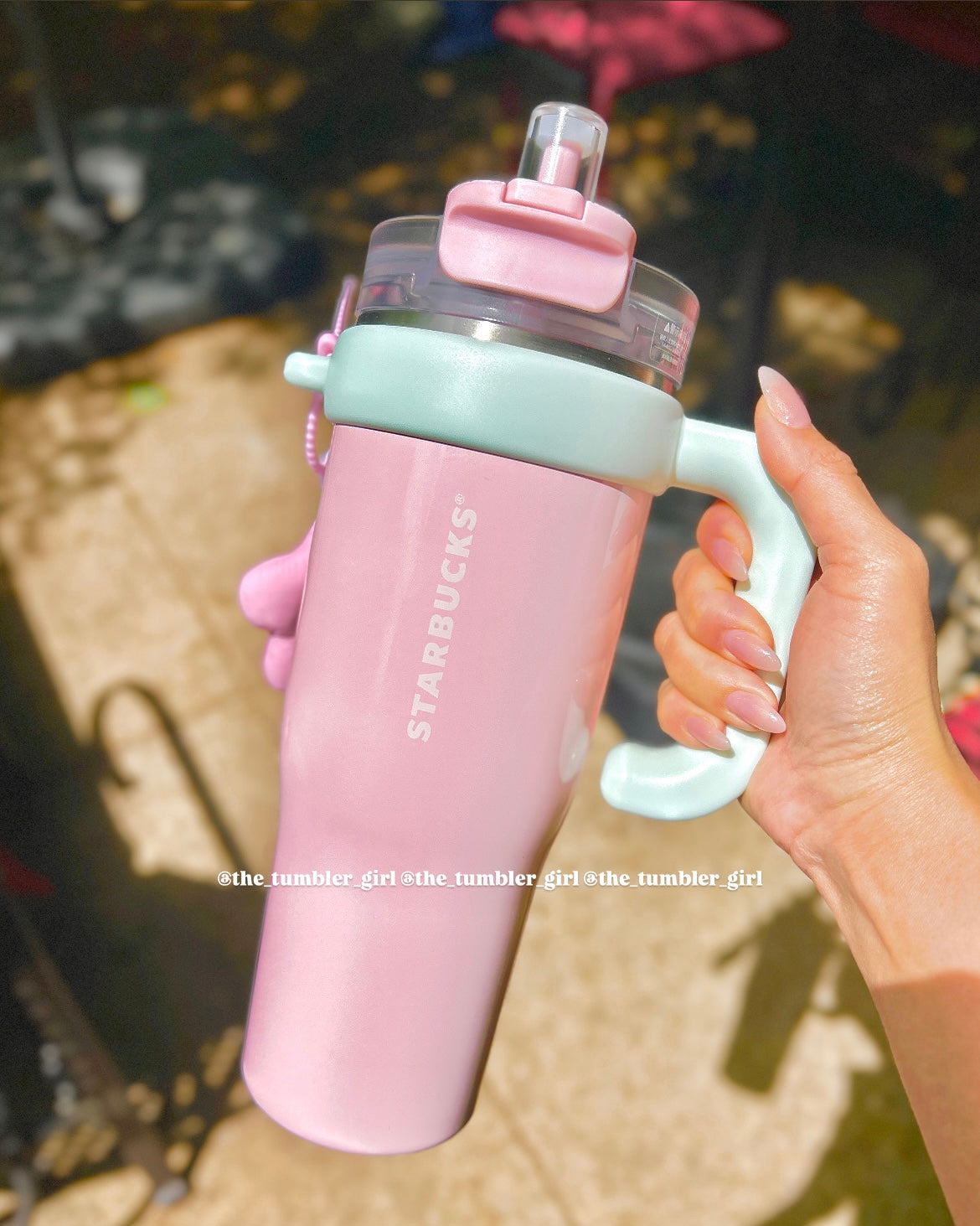 Starbucks China 42.2oz Spring Flower Pink Stainless Steel Tumbler (READY TO SHIP)
