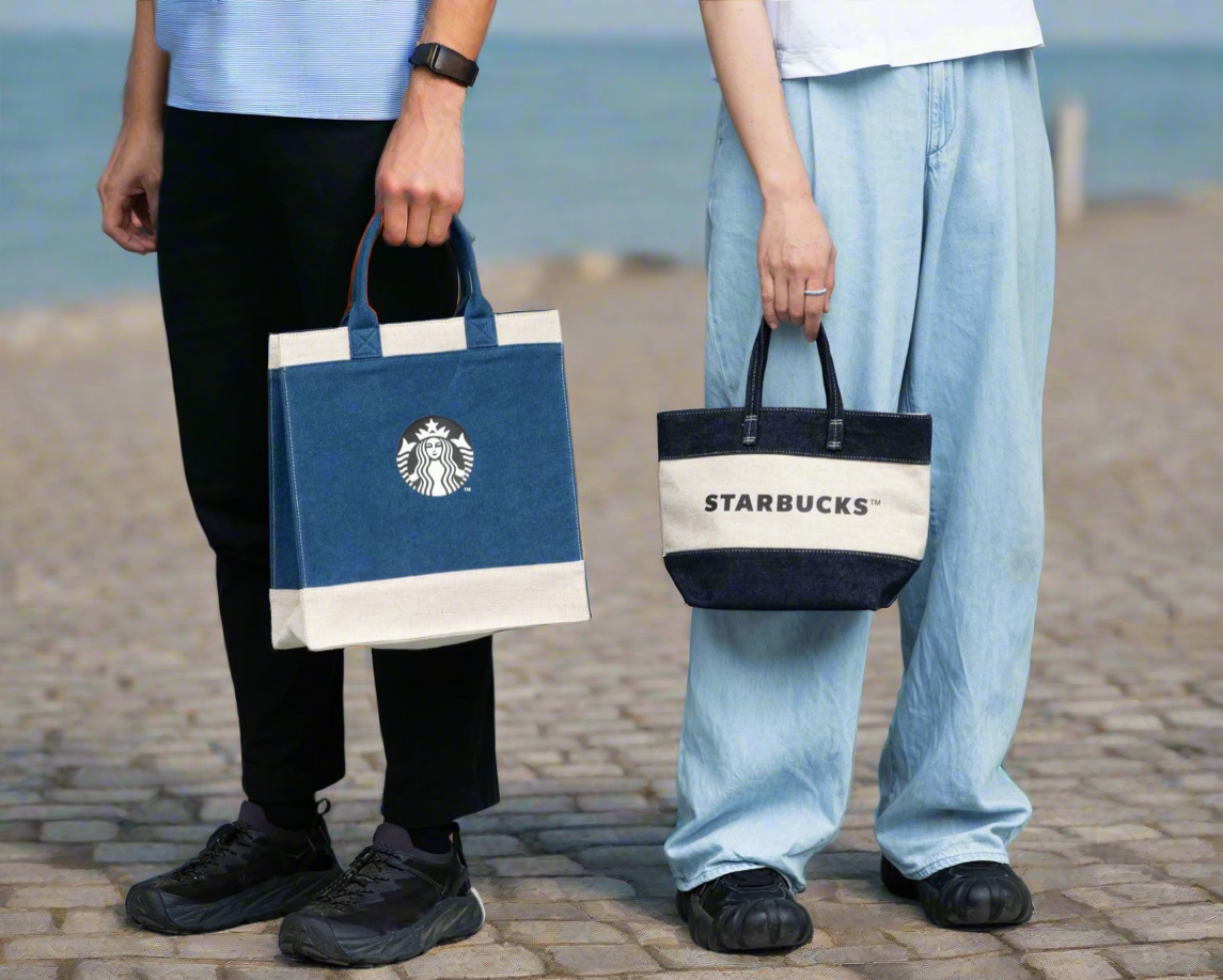 Starbucks Taiwan 2025 “Summer Seaside Series” - Denim Tote Bag (Ships End of April)
