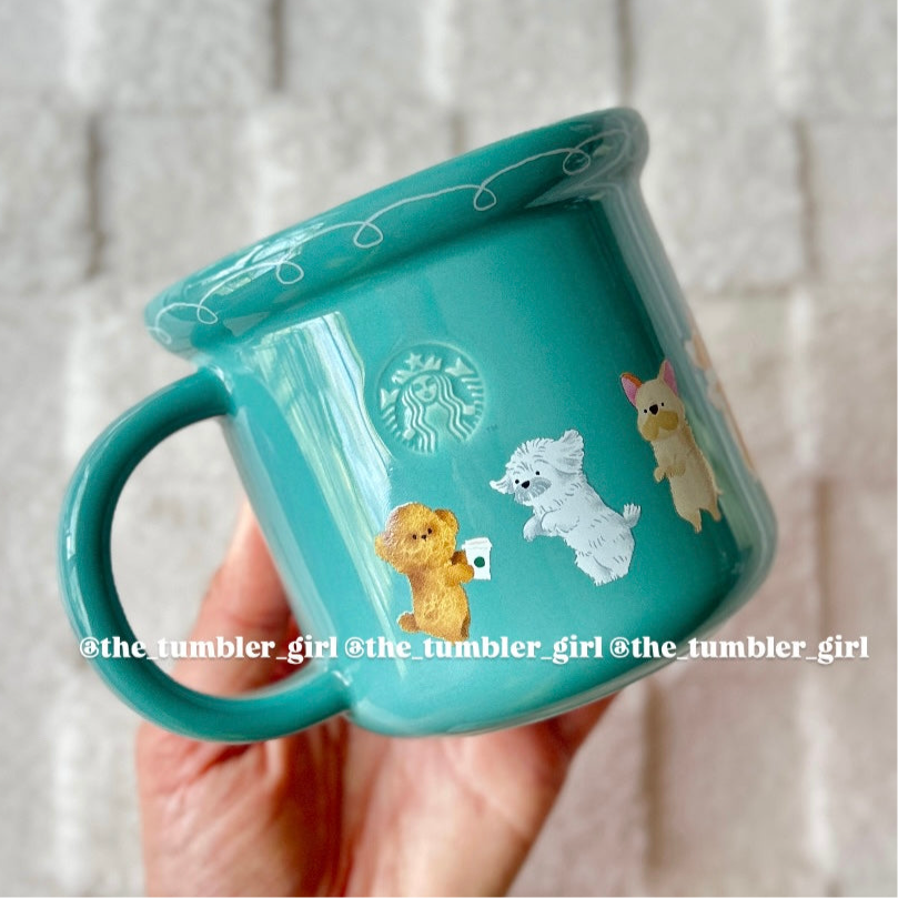 Starbucks Taiwan Fur Baby Collection 14oz Dog Ceramic Mug (READY TO SHIP)