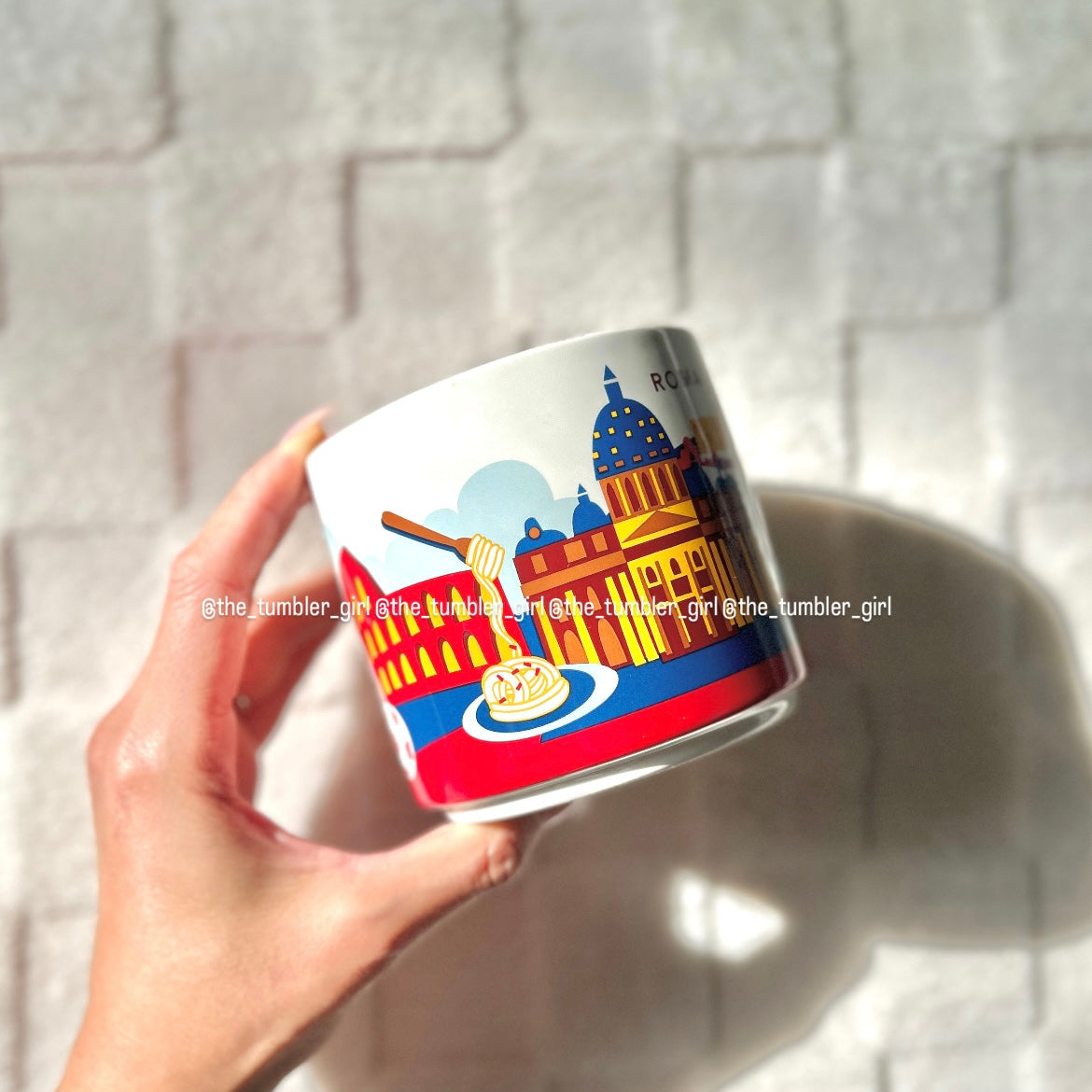 Starbucks You Are Here Collection Roma Italy 14oz Ceramic Mug (READY TO SHIP)