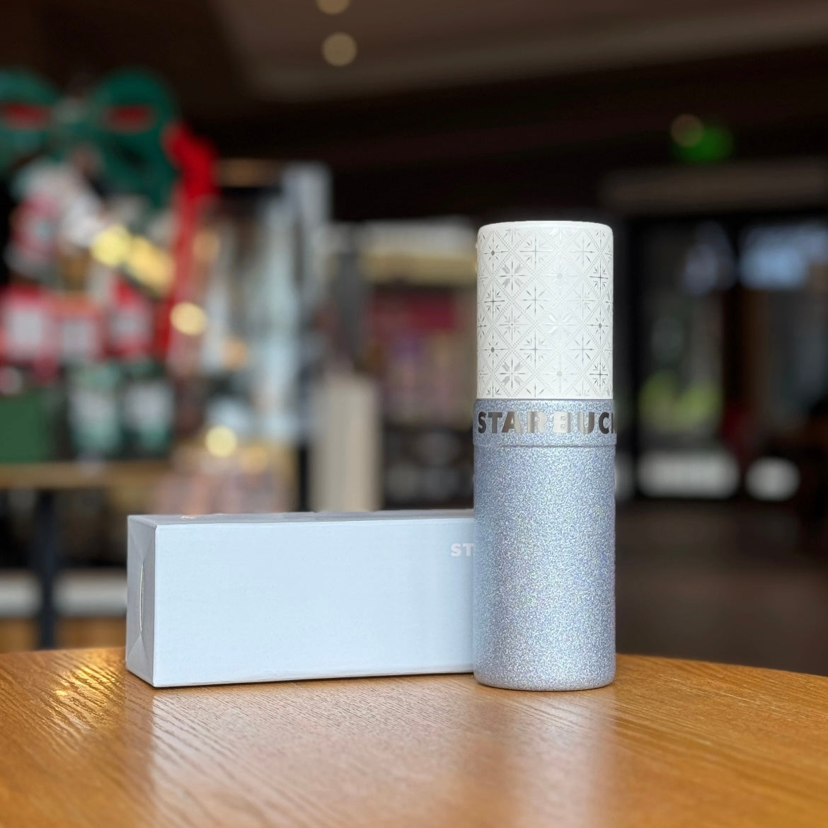 Starbucks China 2025 Snowy Wonderland Series 10oz Shimmery Icy Blue Stainless Steel Tumbler (Ships Mid-Dec.)