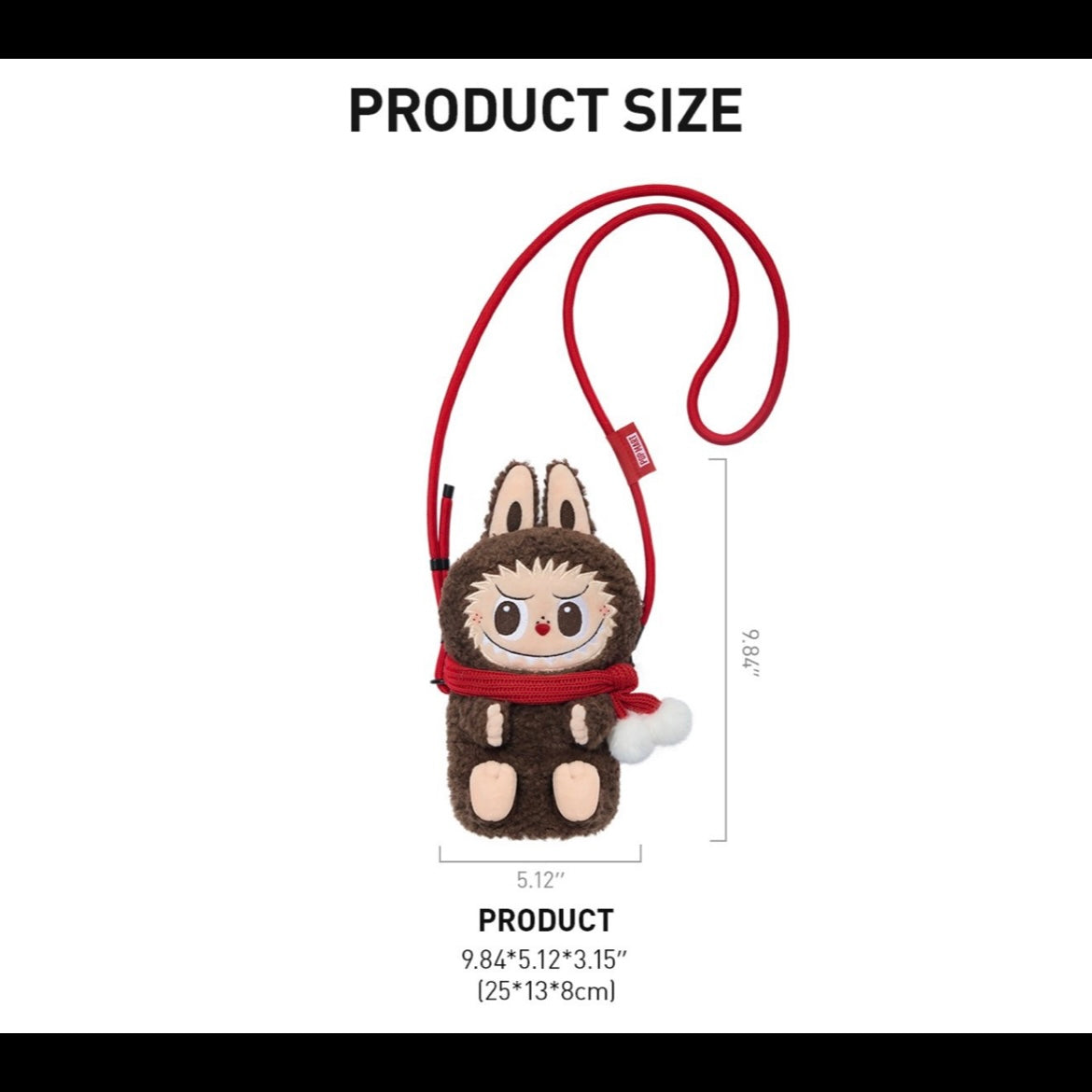 POP MART THE MONSTERS Classic Series - Plush Doll Shoulder Bag (READY TO SHIP)