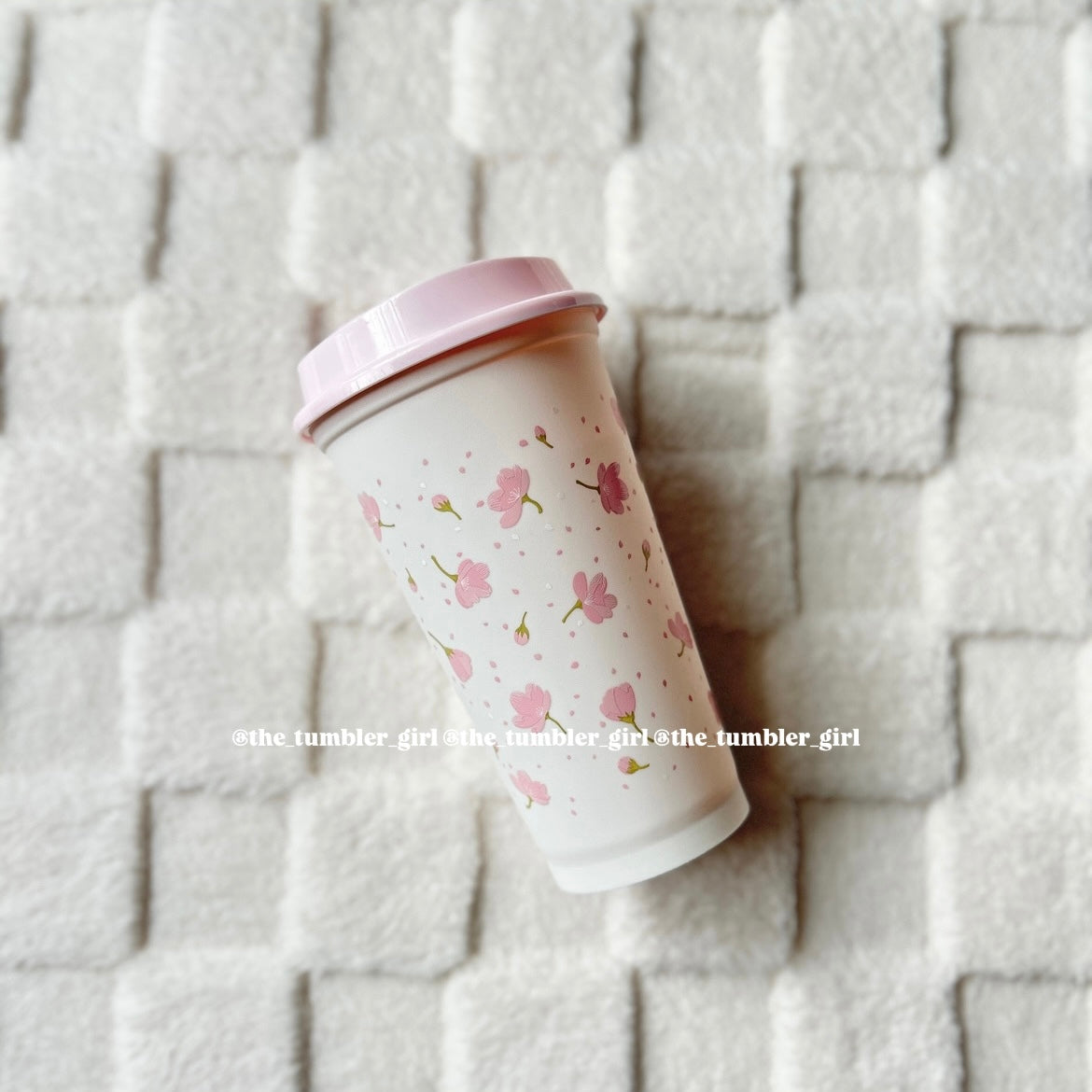 Starbucks China Exclusive 2025 16oz Cherry Blossom Plastic Reusable Cup (READY TO SHIP)