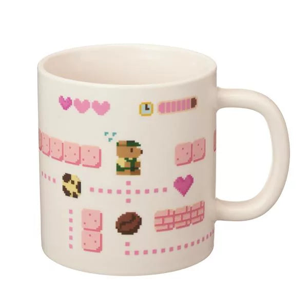 Starbucks Taiwan 2025 “Nostalgia Game Series” – 12oz Bearista Game Heart COLOR-CHANGING Ceramic Mug (Ships End of April)