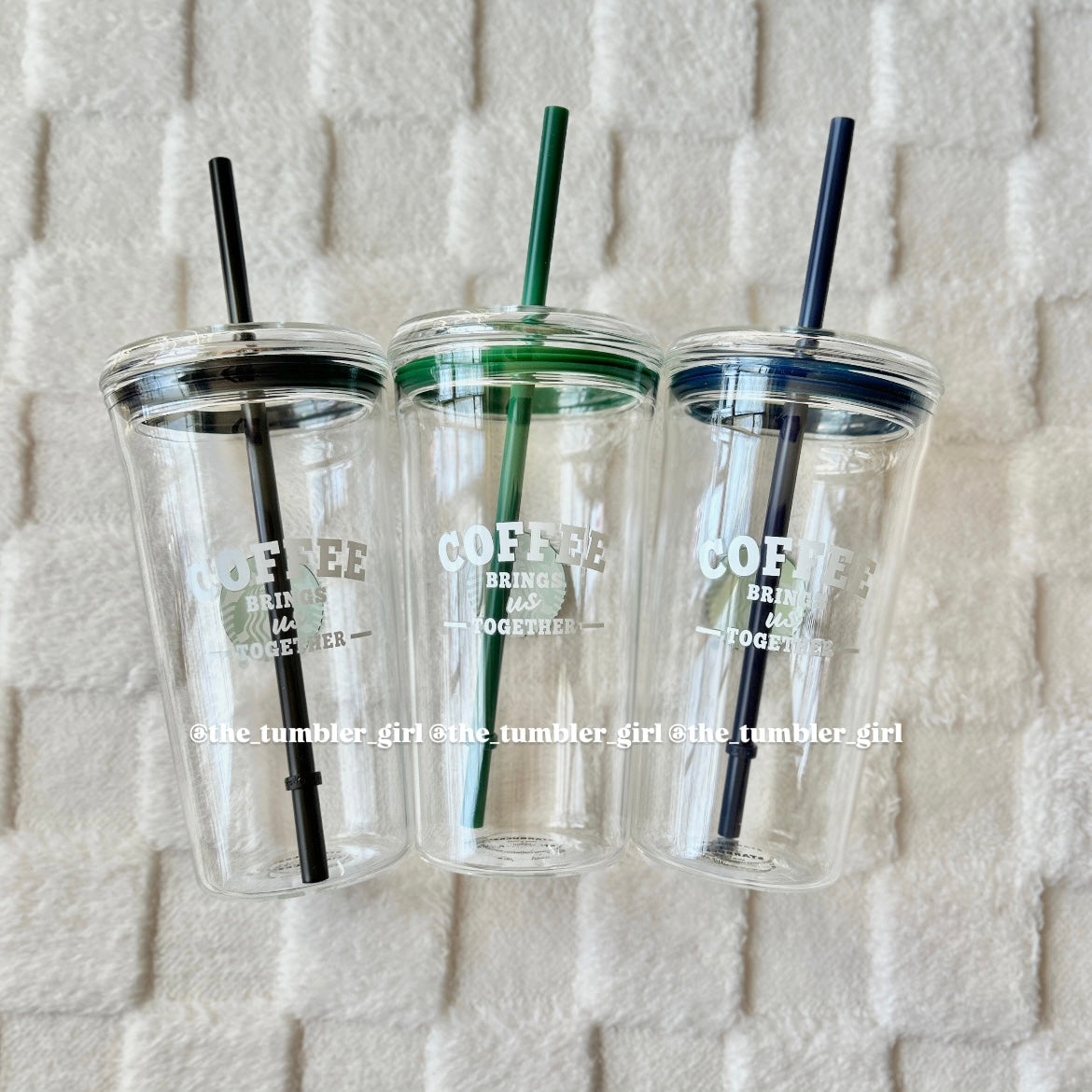 Starbucks China 2025 Minimalist Series 20oz Glass Cup (READY TO SHIP)