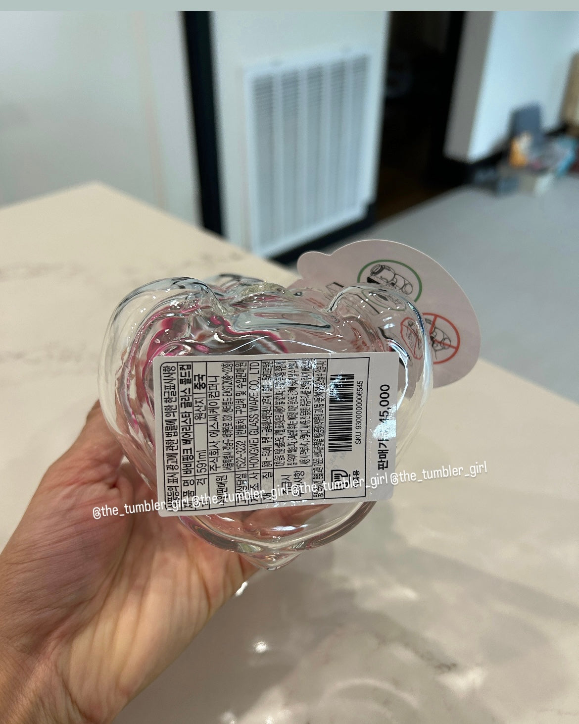 2026 Korea Exclusive Barbie Pink Bearista Glass Cold Cup Limited Edition (READY TO SHIP)