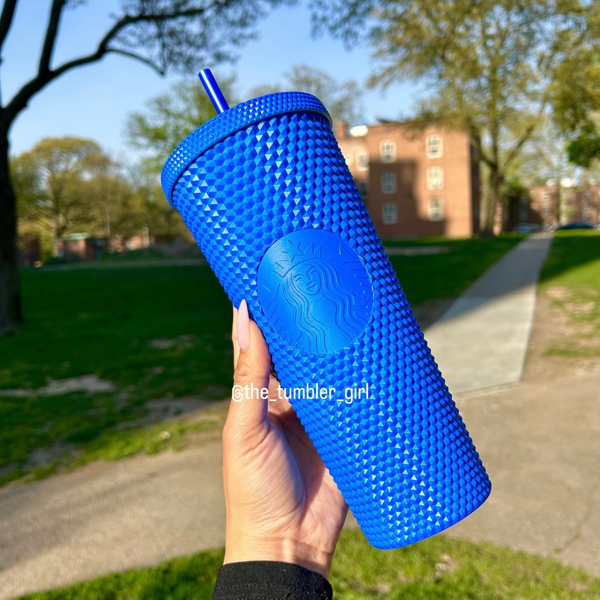 Starbucks China exclusive klein blue studded