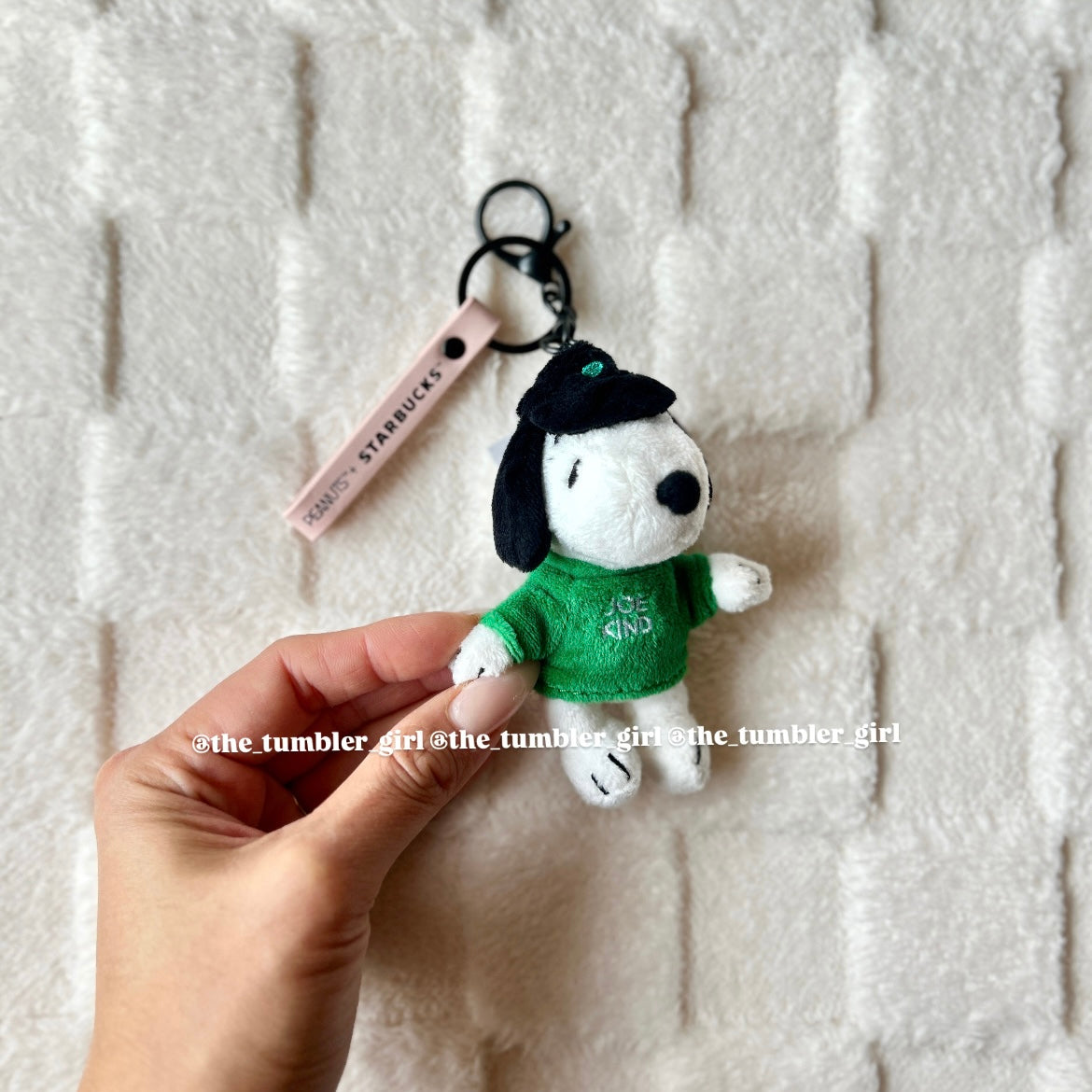 Starbucks Taiwan x PEANUTS Joe Kind Snoopy Keychain (READY TO SHIP)