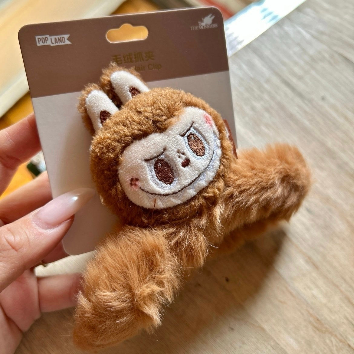 Pop Mart THE MONSTERS Classic Series - LABUBU Plush Hair Clip (POP LAND EXCLUSIVE)