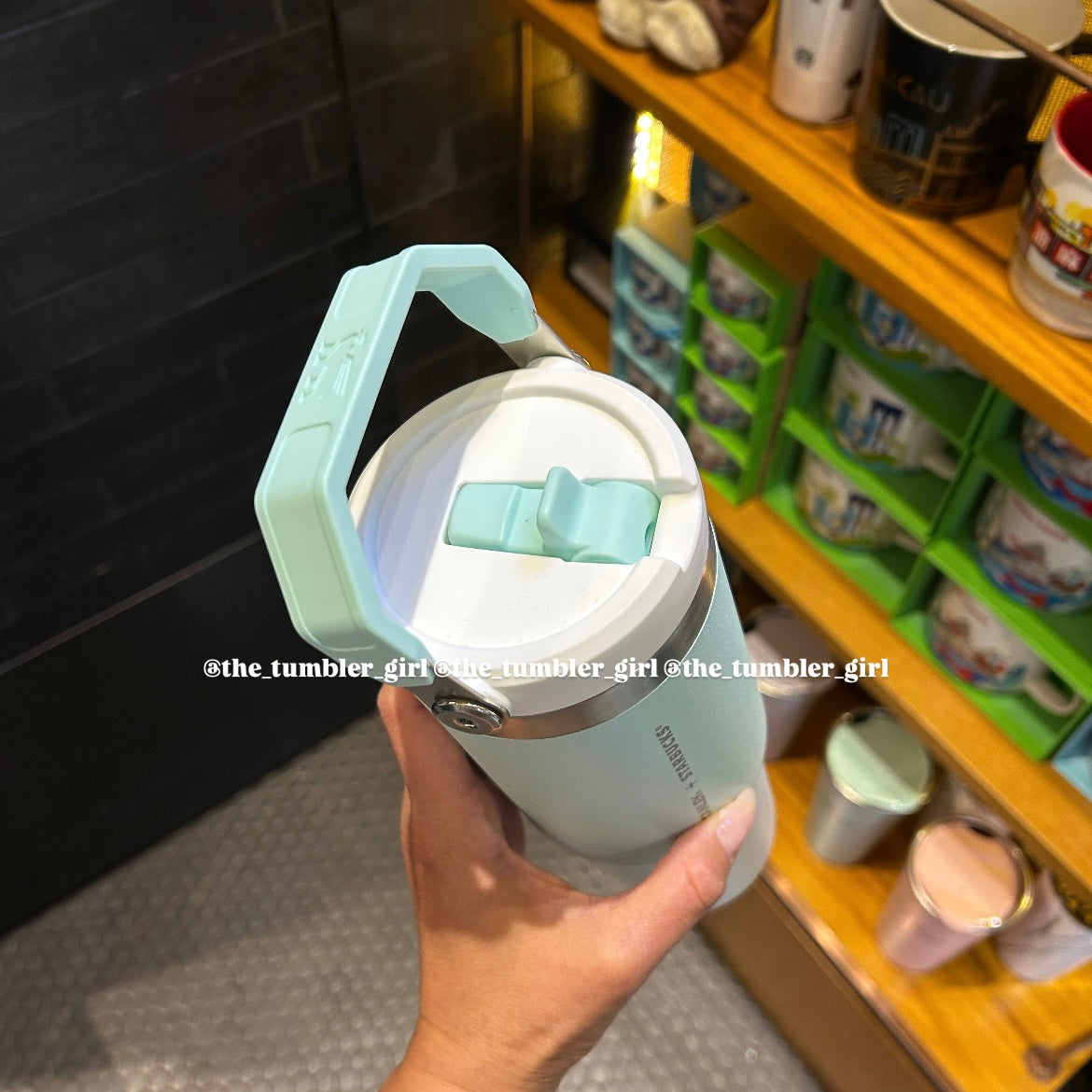 Stanley x Starbucks Hong Kong Blue Gradient 30oz Stainless Steel Flip Straw Tumbler