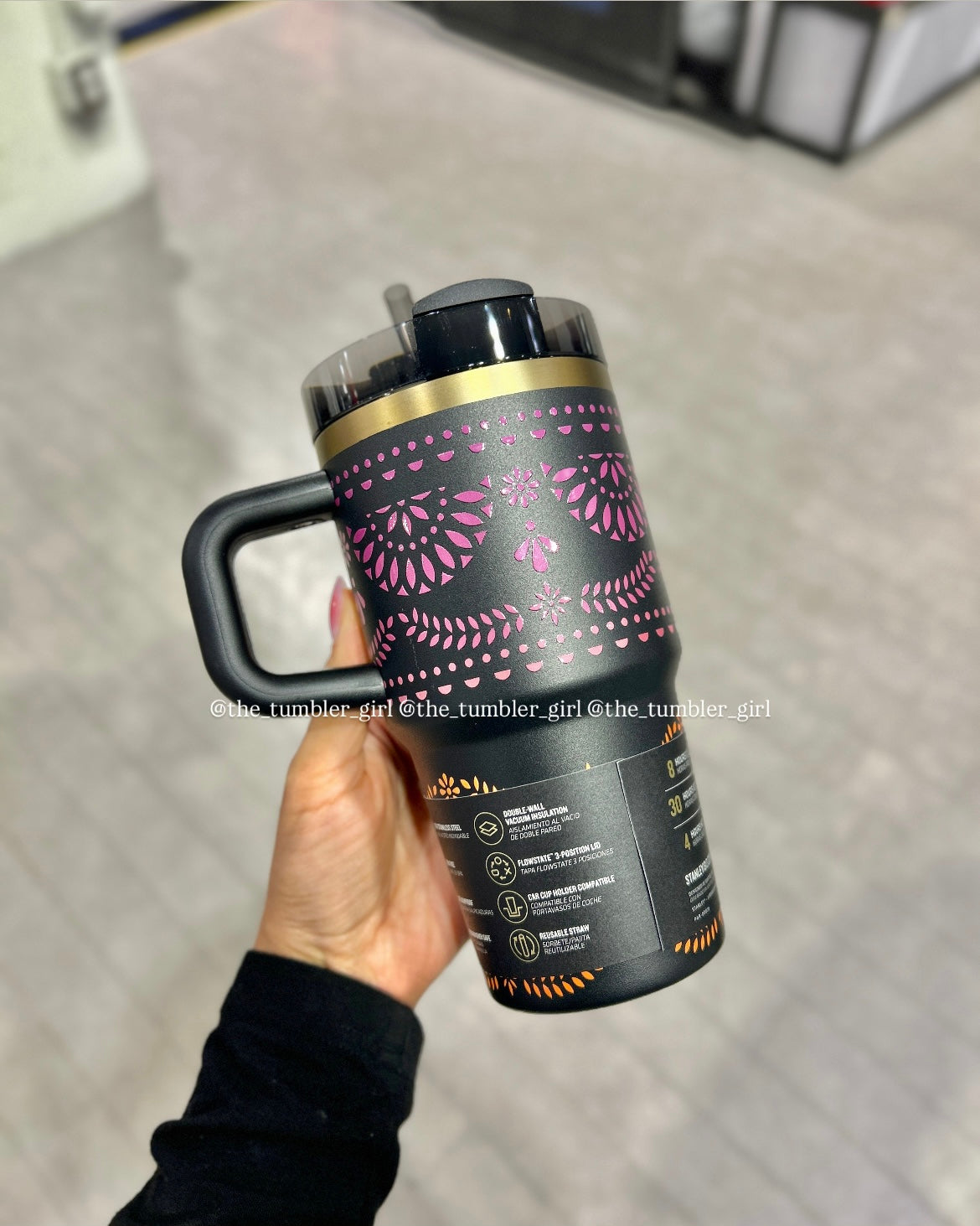 Stanley Dia de Muertos Midnight Catrina 20oz (LIMITED EDITION)