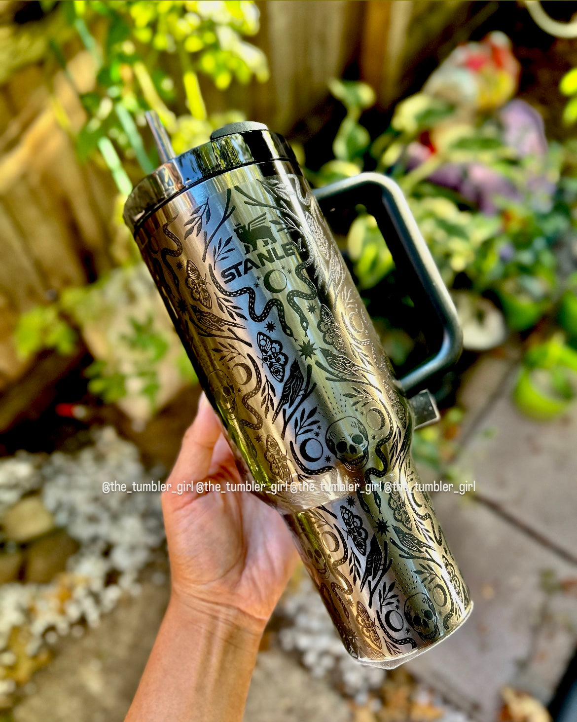 Stanley Halloween Quencher H2.0 Flowstate 40oz Tumbler Deadly Damask (READY TO SHIP)
