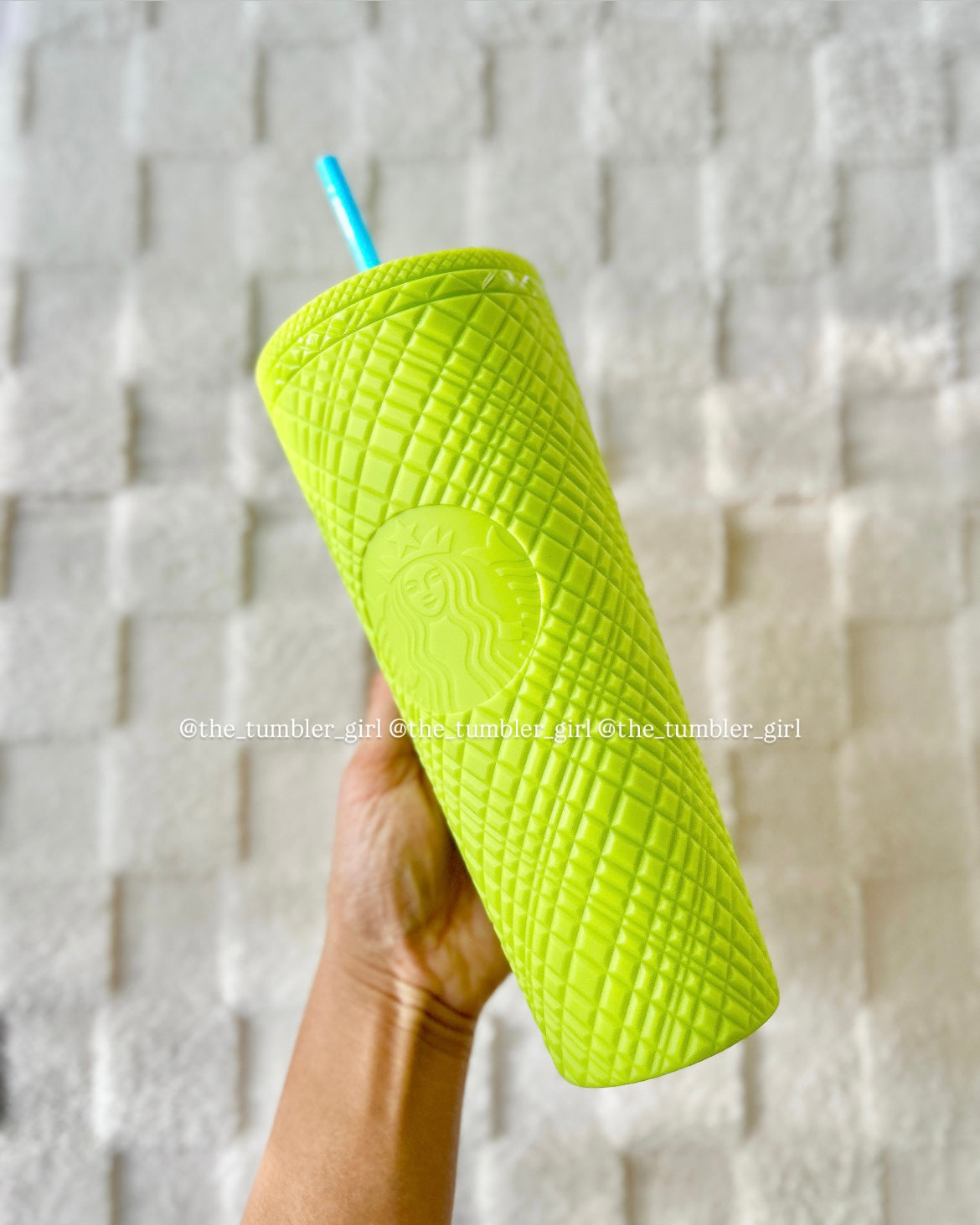 Starbucks Latin America Exclusive Halloween Neon Green Jeweled Tumbler