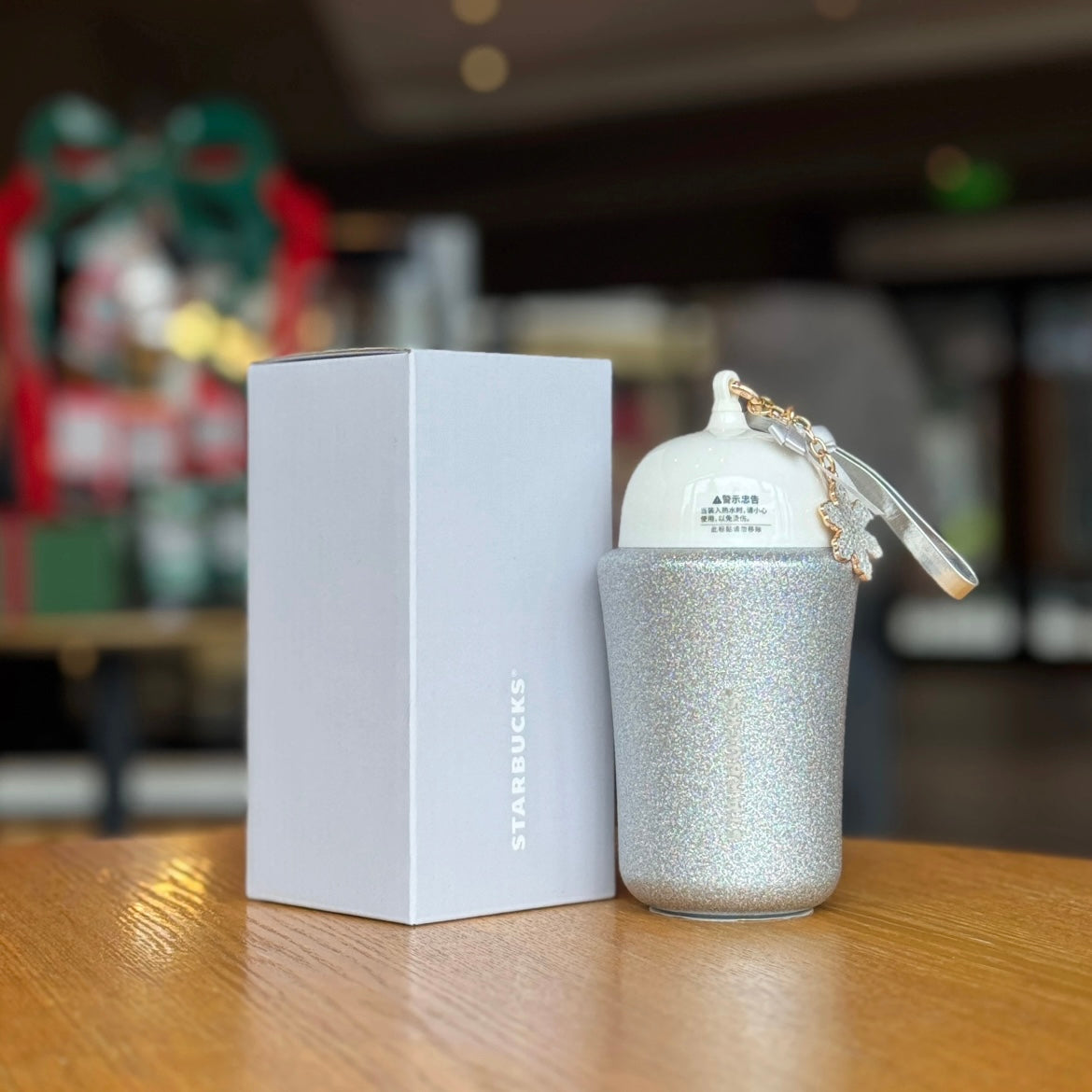 Starbucks China 2025 Snowy Wonderland Series 10oz Bell-Shaped Stainless Steel Cup (Ships Mid-Dec.)
