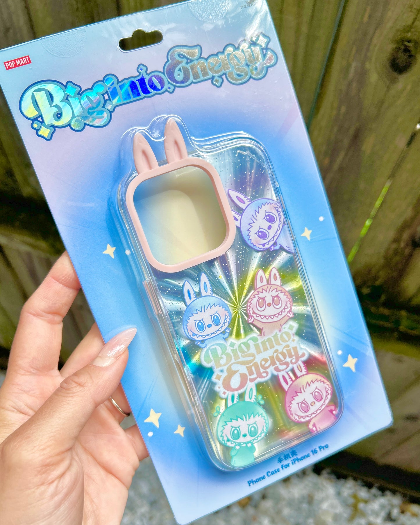 POP MART Labubu Big Into Energy Phone Case - Iphone 16 Pro (READY TO SHIP)