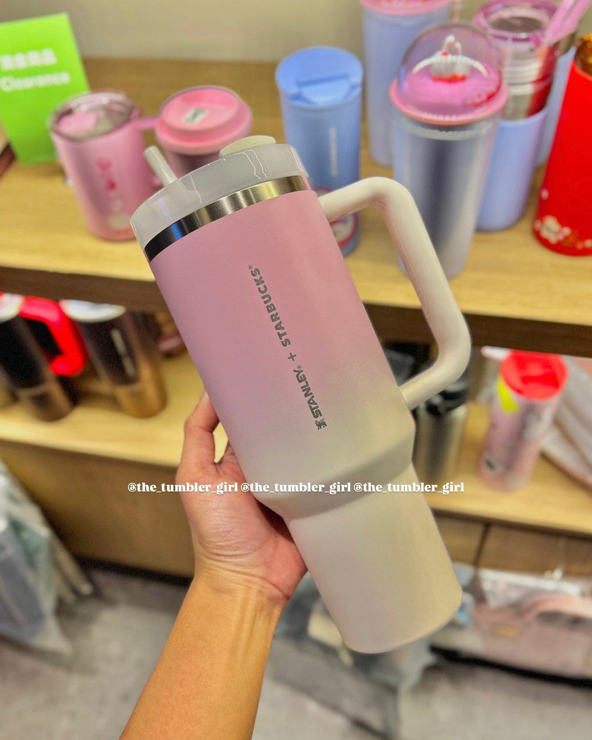 Starbucks Taiwan x Stanley Pink Ombré Stainless Steel 40oz (ships late March)