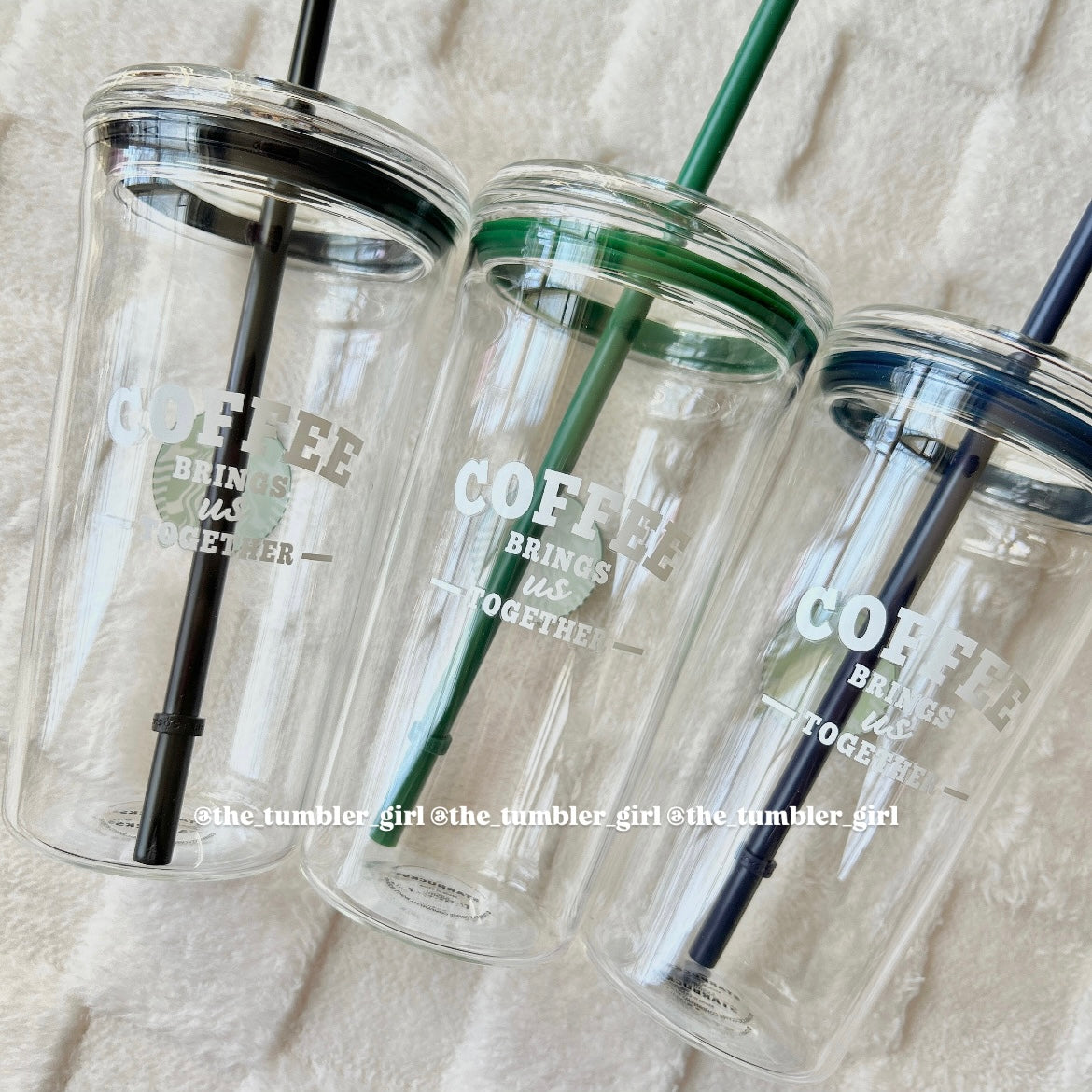 Starbucks China 2025 Minimalist Series 20oz Glass Cup (READY TO SHIP)