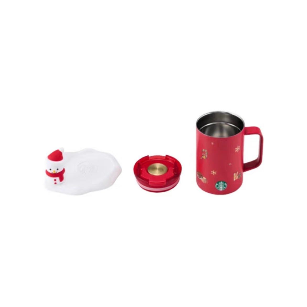 Starbucks China Christmas 16oz Stainless Steel Cup + Coaster (PRE-ORDER)