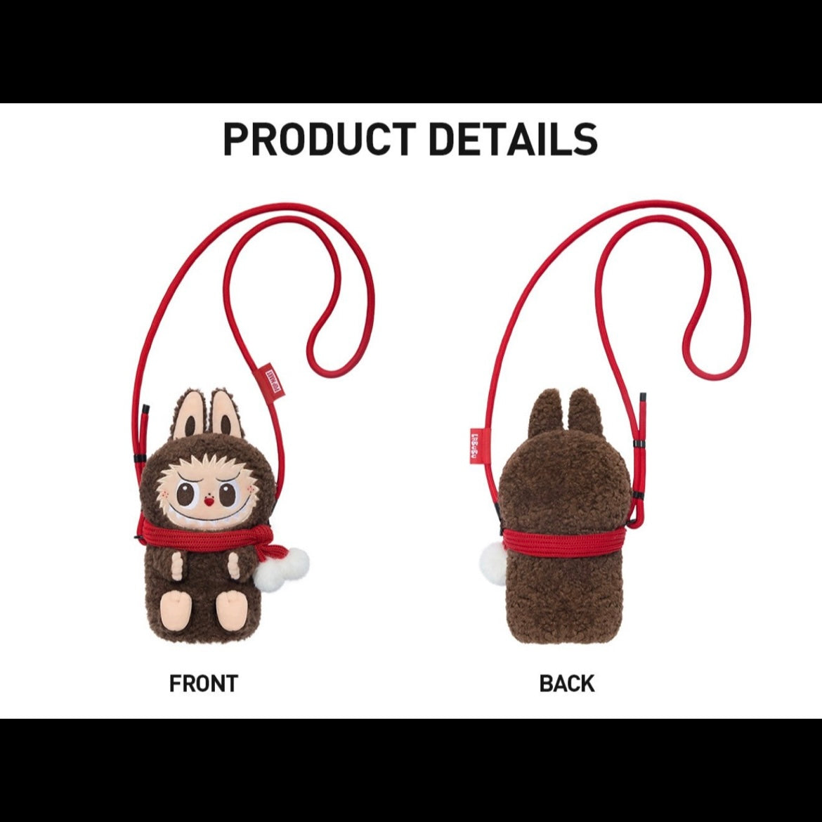 POP MART THE MONSTERS Classic Series - Plush Doll Shoulder Bag (READY TO SHIP)
