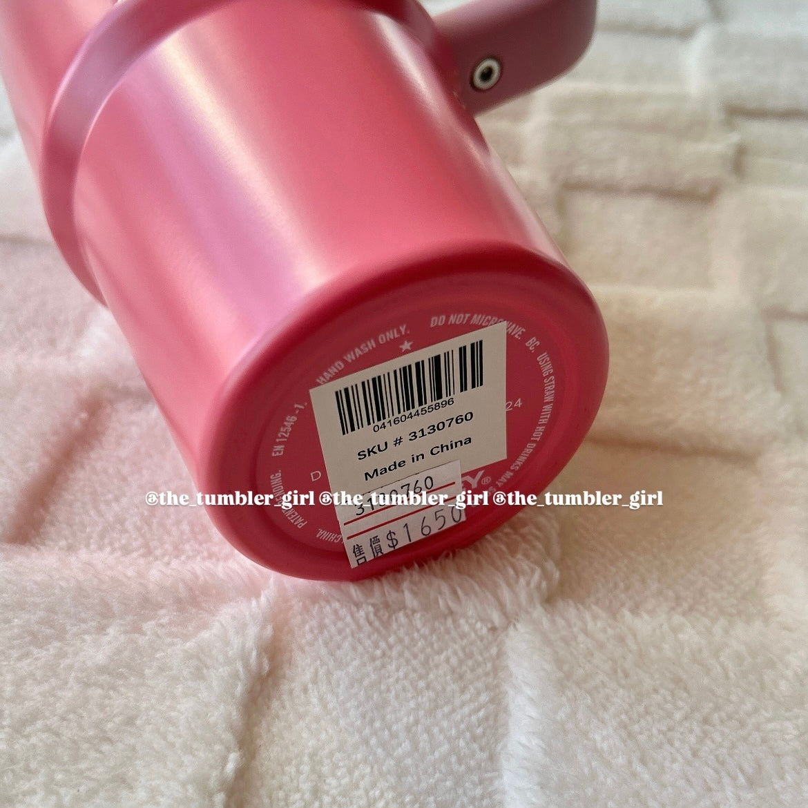 Starbucks Taiwan x Stanley Pink Gradient 30oz Stainless Steel Tumbler