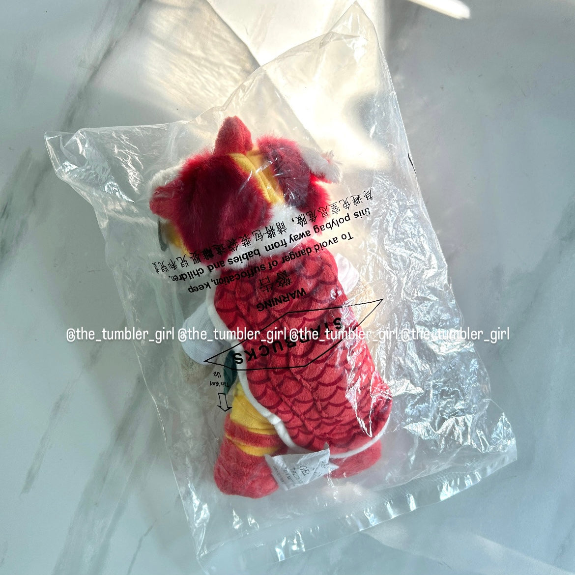 Starbucks Hong Kong Exclusive Lion Dance Bearista Bear Plushie