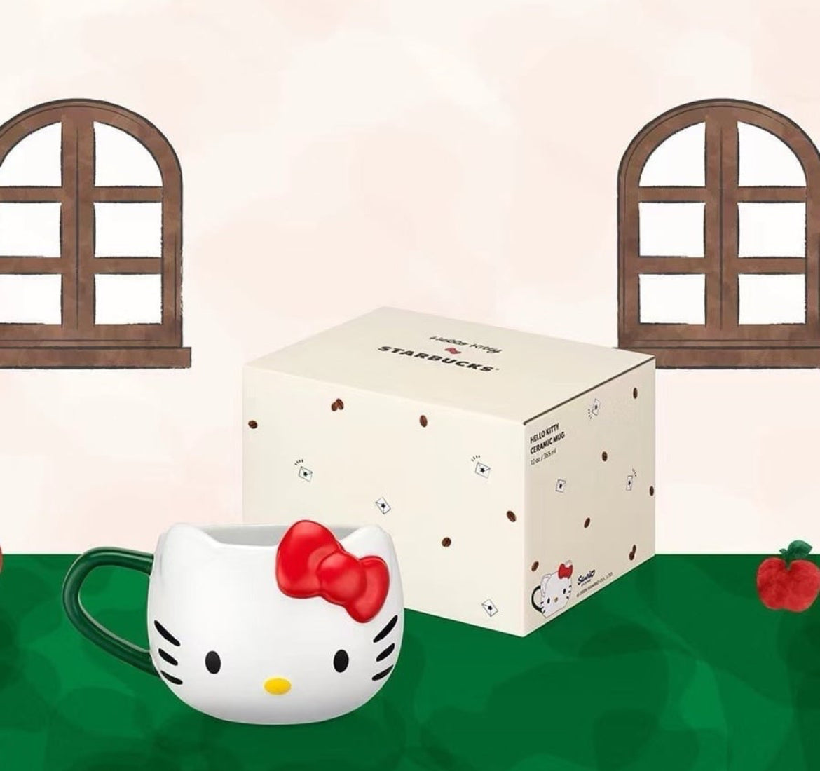 Asia-Exclusive Limited Edition Starbucks x Hello Kitty 12oz mug