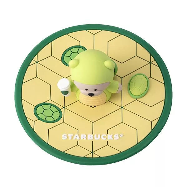 Starbucks Taiwan 2025 “Summer Seaside Series” - Sea Turtle Bearista Silicone Cup Cover (Ships End of April)