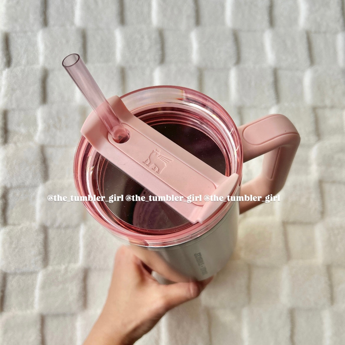 LIMITED Starbucks Taiwan x Stanley 40oz Valentine’s Day Rose Gold Stainless Steel Tumbler