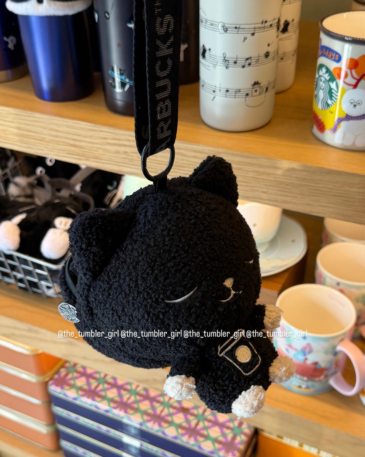 2026 Taiwan Black Cat Fairy Band Release Plush Pouch with Detachable Strap (Ships Early November)