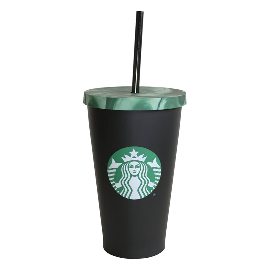 Starbucks Europe Black 16oz Grande Cold Cup Tumbler (READY TO SHIP)