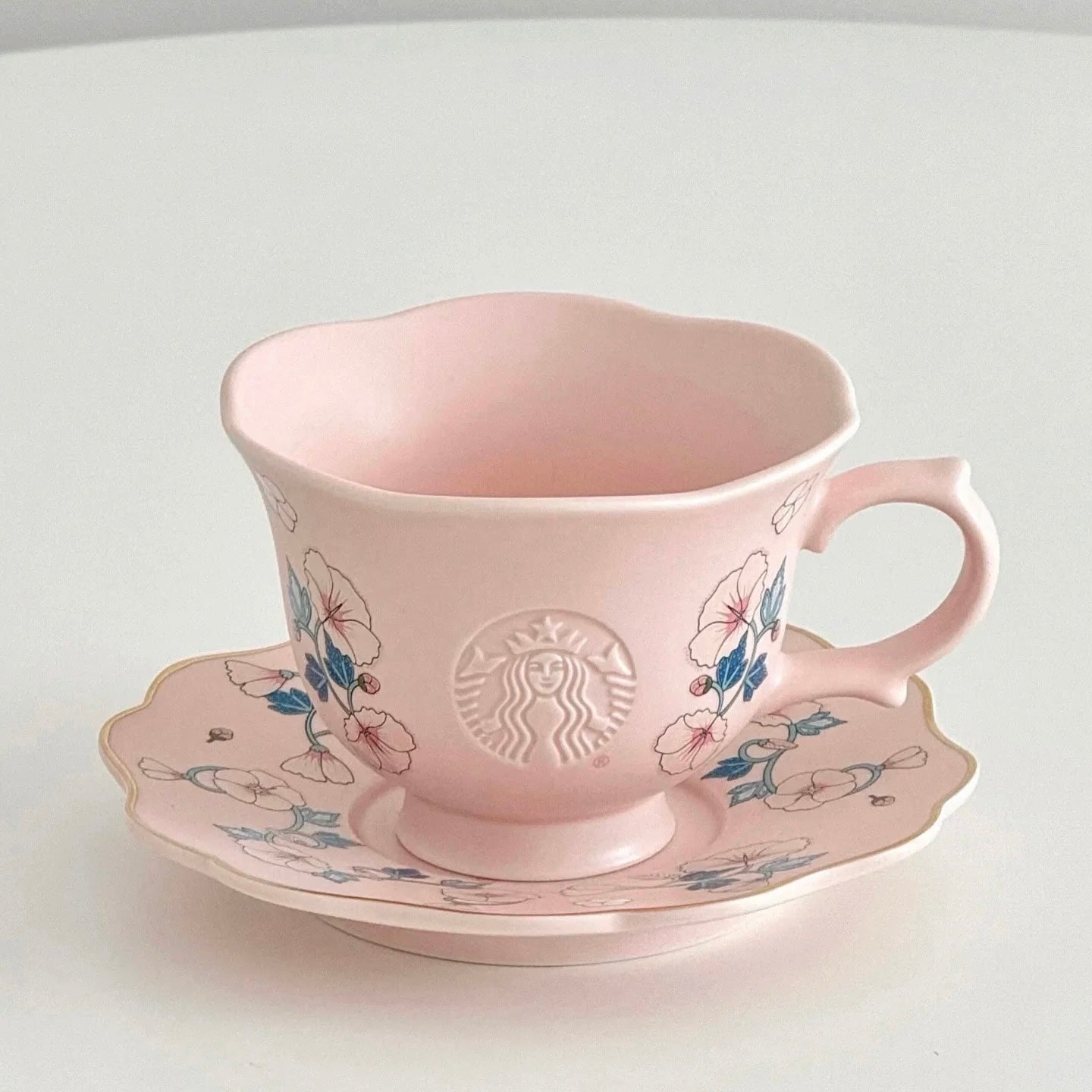 Starbucks China 2025 Spring Flower Series 10oz Pink Mug Set (ships mid April)