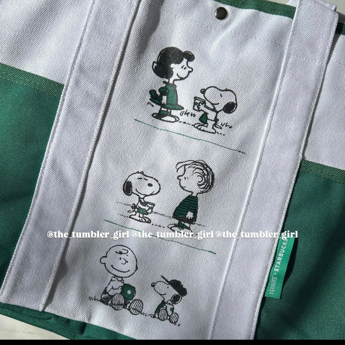 Starbucks China x PEANUTS Snoopy Canvas Tote Bag (READY TO SHIP)