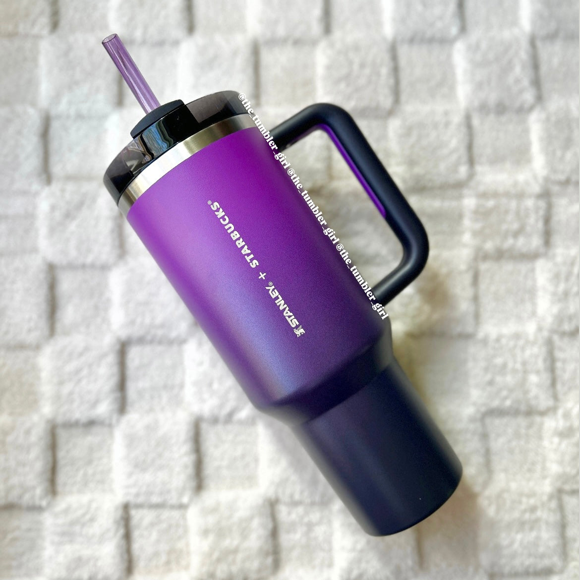 Stanley x Starbucks Taiwan Exclusive Purple Gradient 40oz Stainless Steel Tumbler