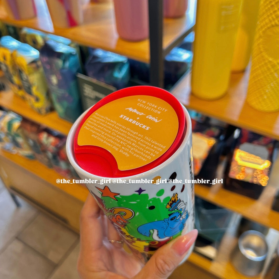 Starbucks x Marcos Chin New York City Collection - 12oz White Ceramic Mug (READY TO SHIP)