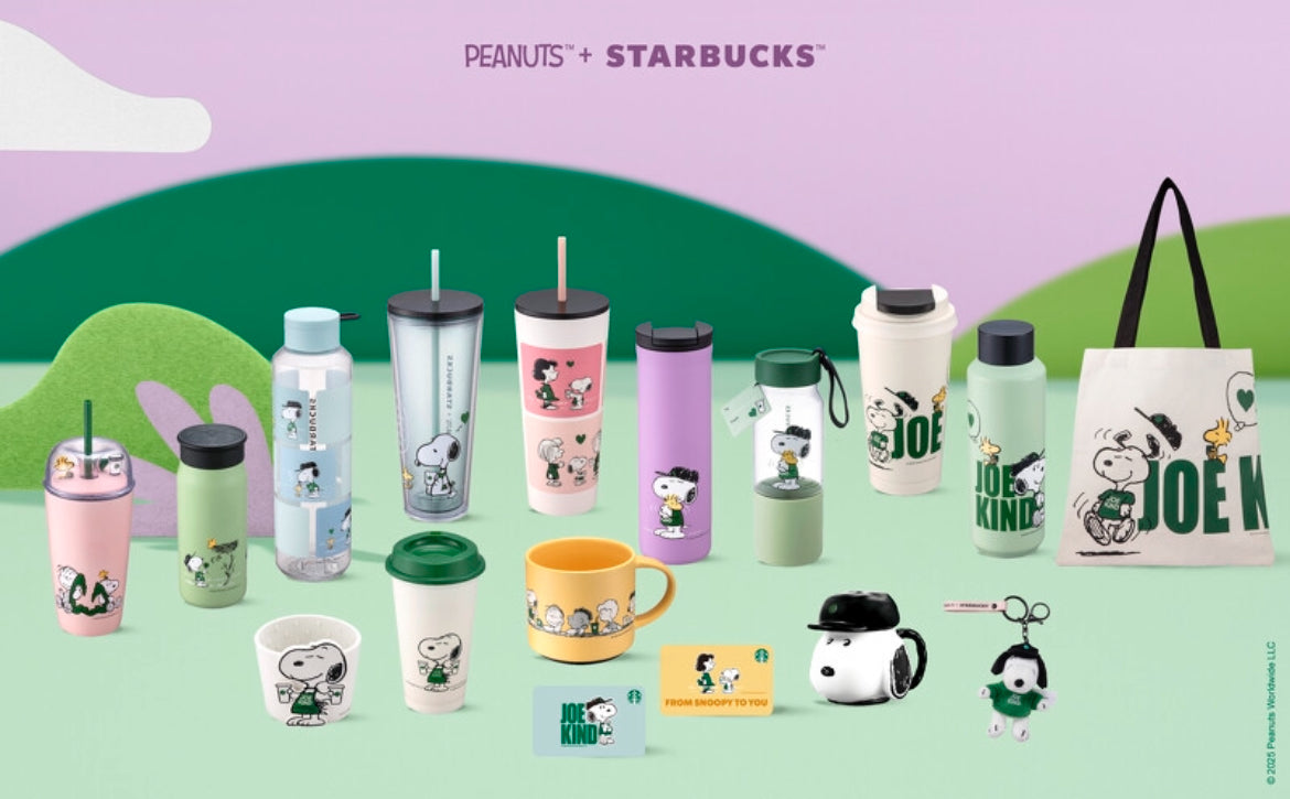 Starbucks Taiwan x PEANUTS 16oz Plastic Cold Cup Bottle (Ships End of April)