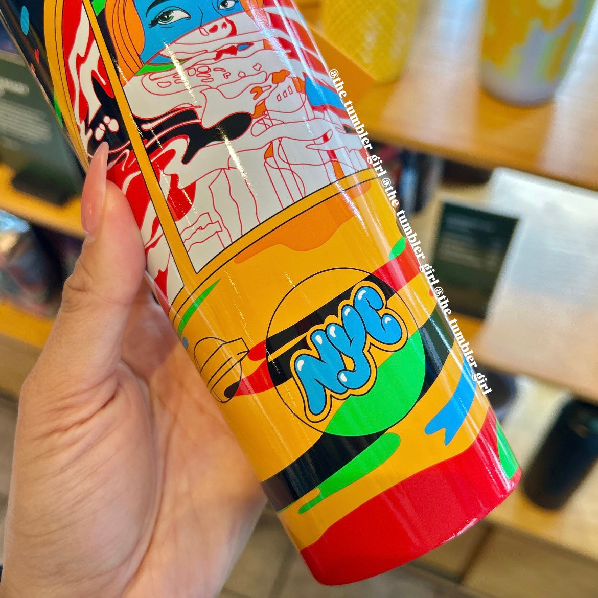 Starbucks x Marcos Chin New York City Collection - 16oz Stainless Steel Tumbler (READY TO SHIP)