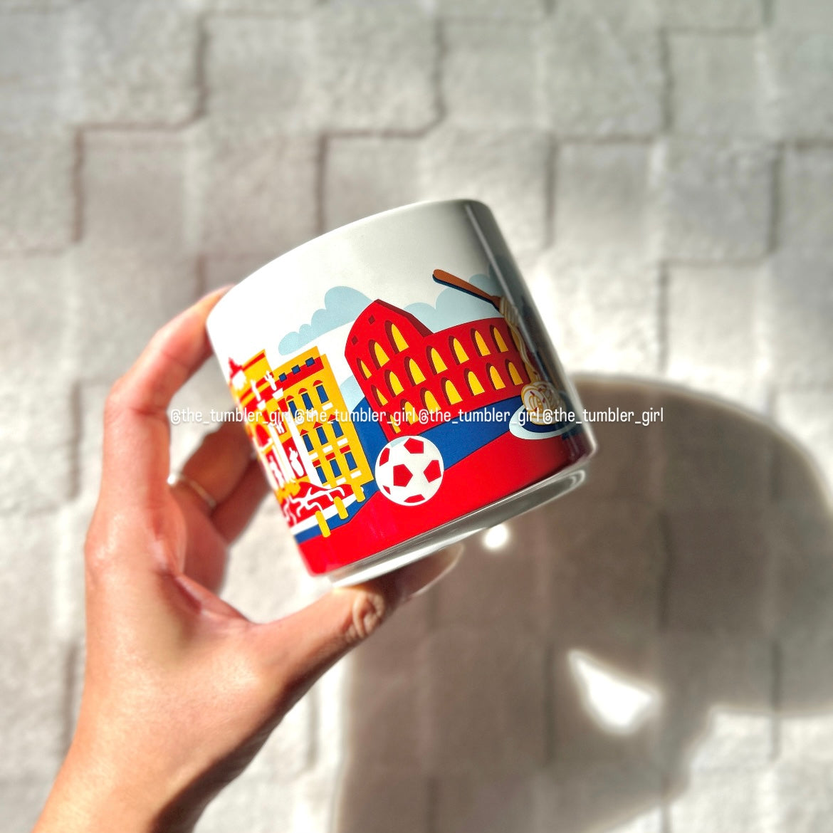 Starbucks You Are Here Collection Roma Italy 14oz Ceramic Mug (READY TO SHIP)