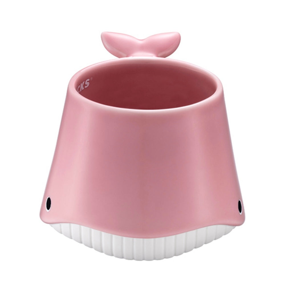 Starbucks Taiwan 2025 “Summer Seaside Series” - 12oz Pink Whale Ceramic Mug (Ships End of April)