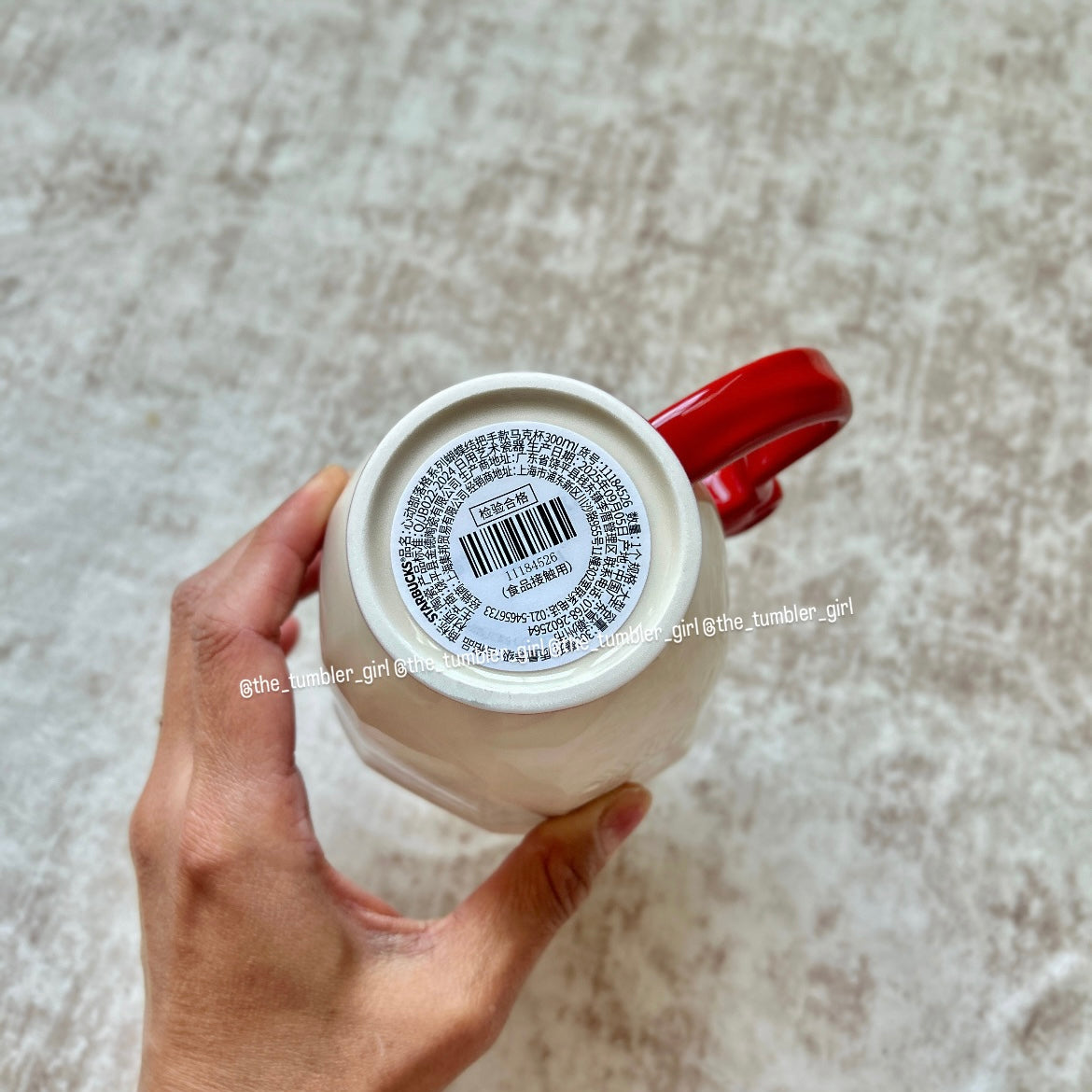 Starbucks China Christmas Bear Red Bow Ceramic Mug 10oz (READY TO SHIP)