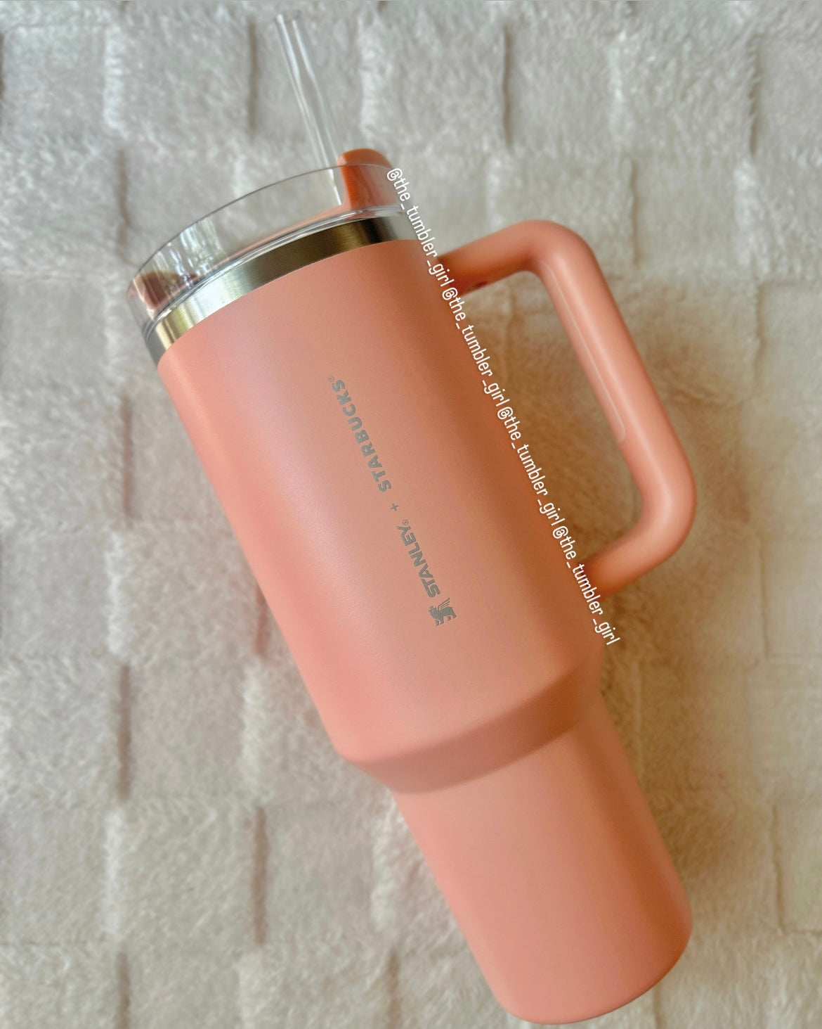 Stanley + Starbucks 40oz Peach Pink Quencher Tumbler (Target Exclusive)