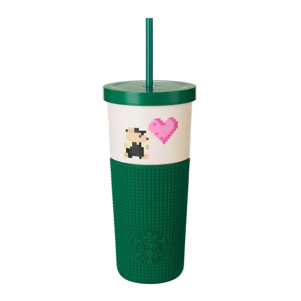 Starbucks Taiwan 2025 “Nostalgia Game Series” – 21oz Bearista Game Stainless Steel Tumbler (Ships End of April)