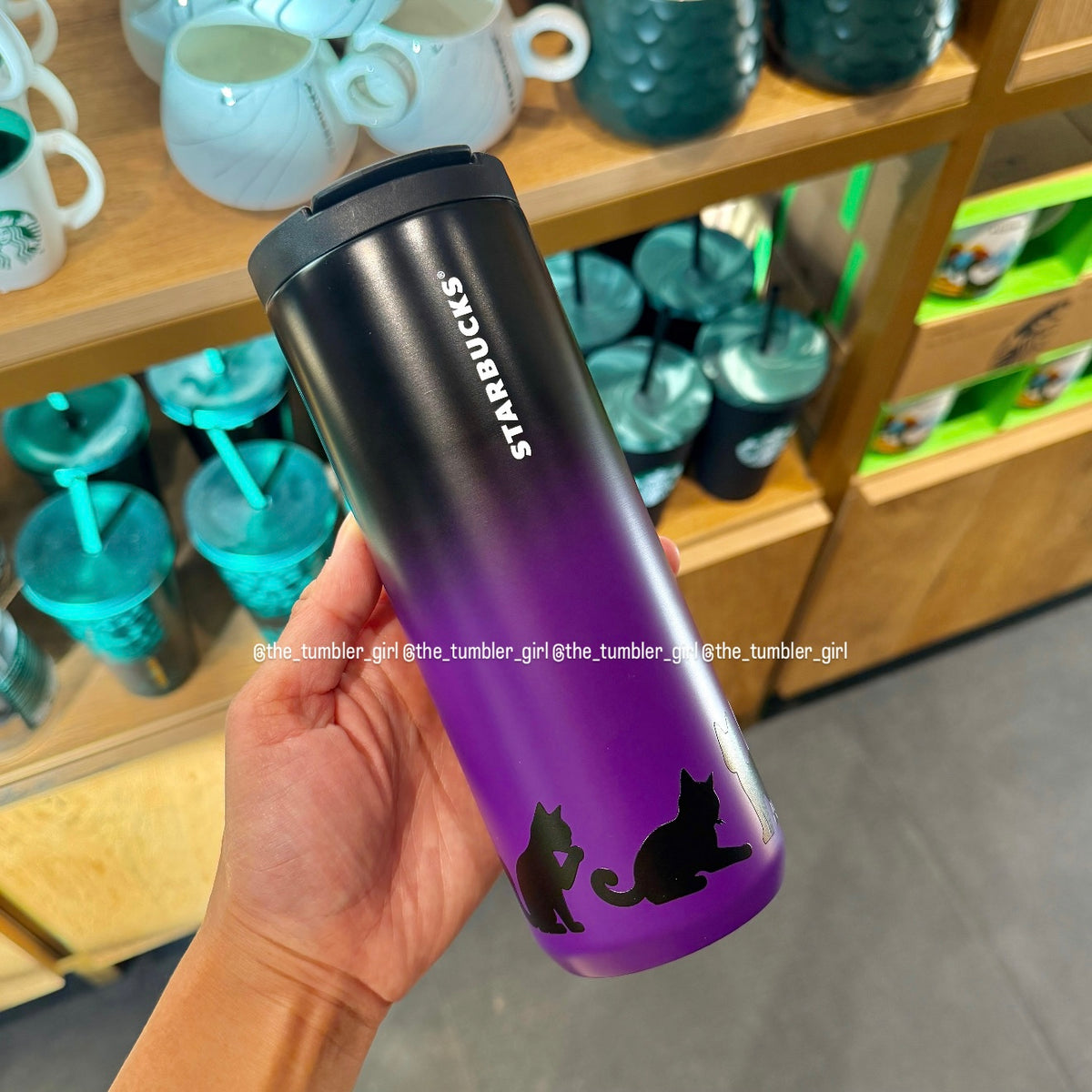 2026 Europe Exclusive Halloween Cat Stainless Steel Bottle (Ships Early November)