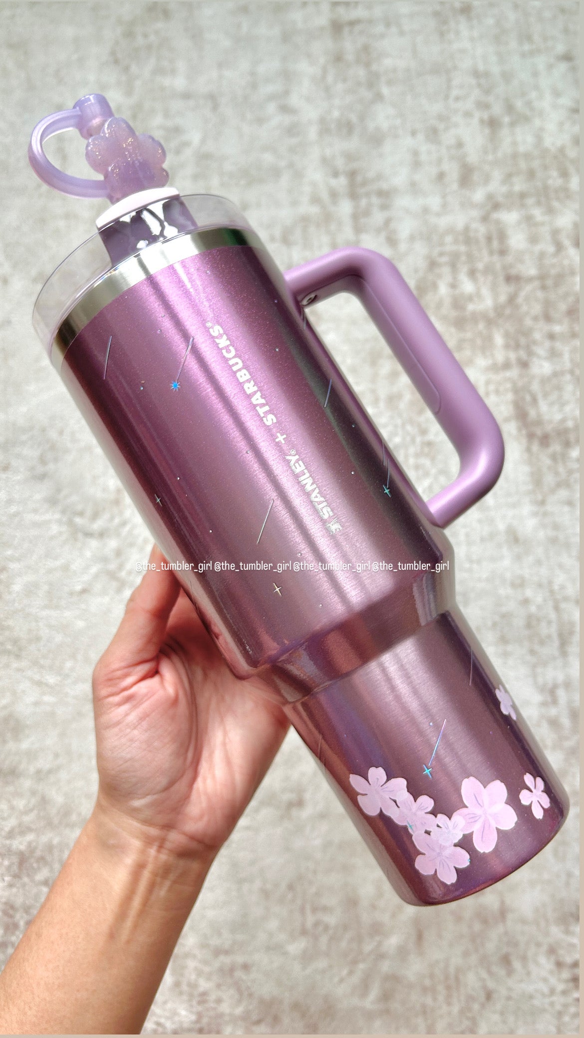 Starbucks China x Stanley Twilight Sakura 40oz Stainless Steel Tumbler (READY TO SHIP)