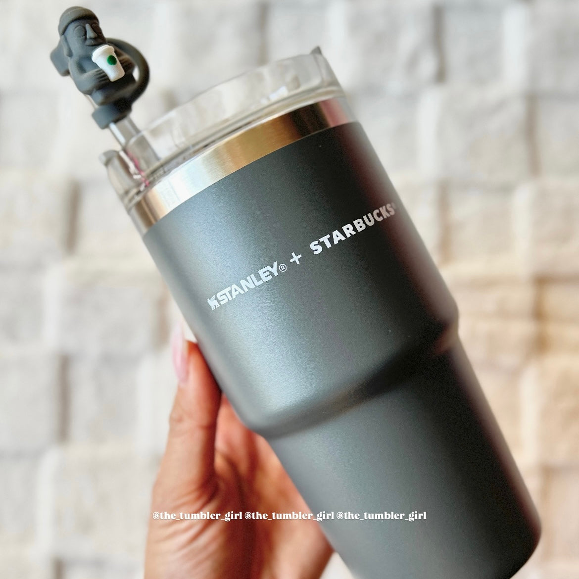 *RARE* Stanley x Starbucks Korea Jeju Island Exclusive Smoky Gray 20oz Stainless Steel Tumbler