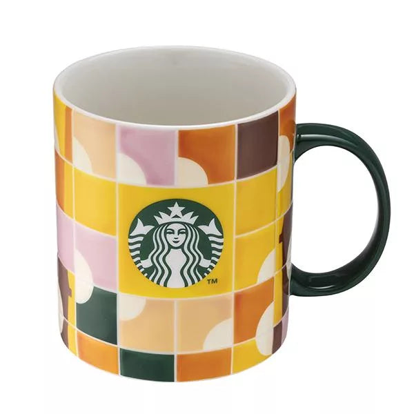 Starbucks Taiwan 2025 27th Anniversary series 16oz wall tile mug (ships early April)