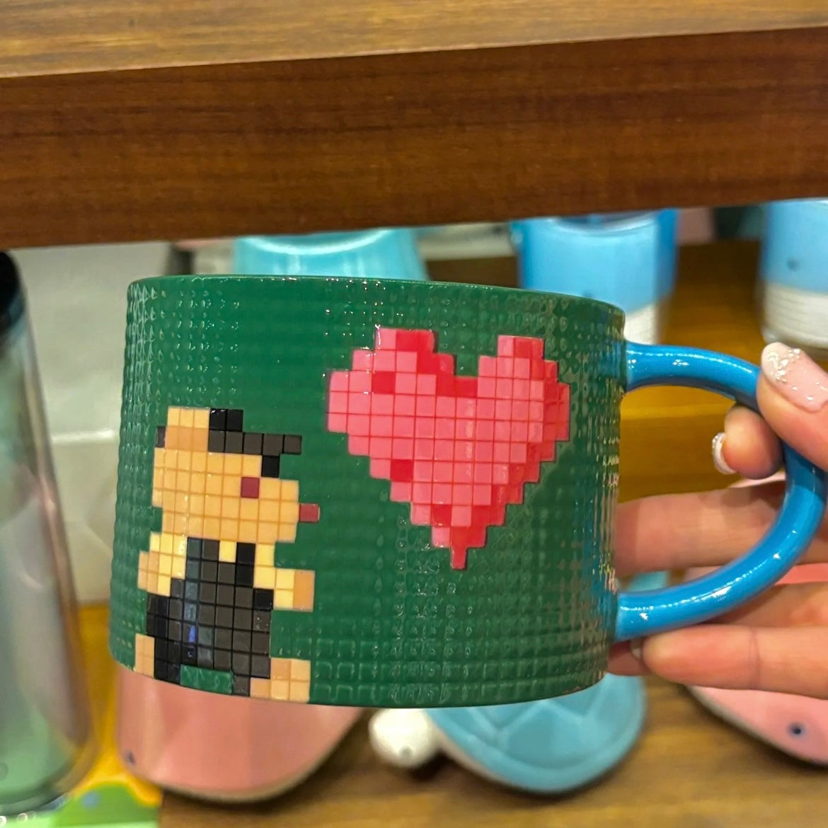 Starbucks Taiwan 2025 “Nostalgia Game Series” – 12oz Bearista Game Heart Ceramic Mug (Ships End of April)