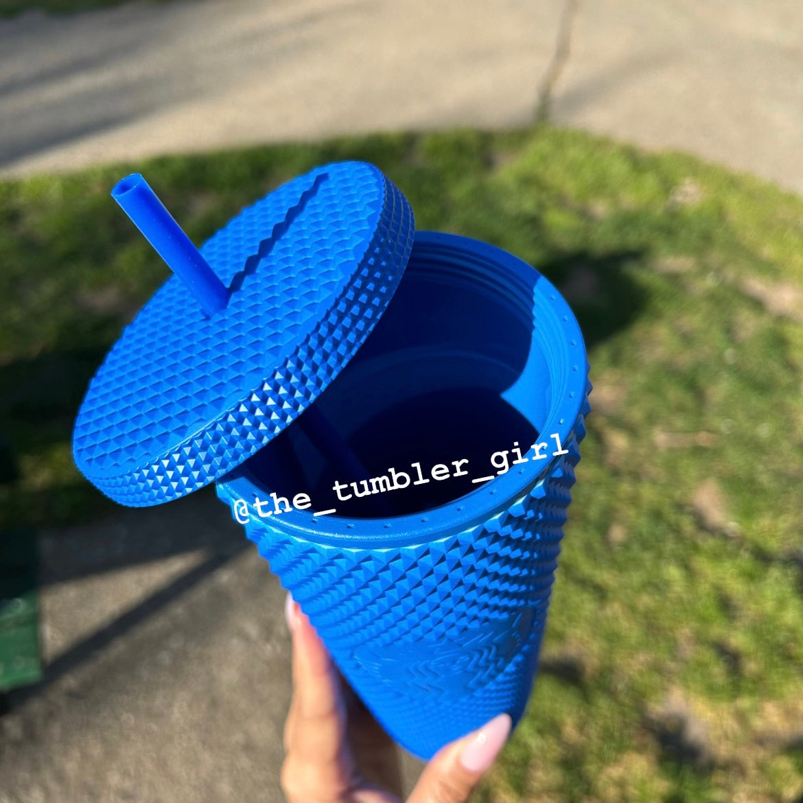 Starbucks China exclusive klein blue studded