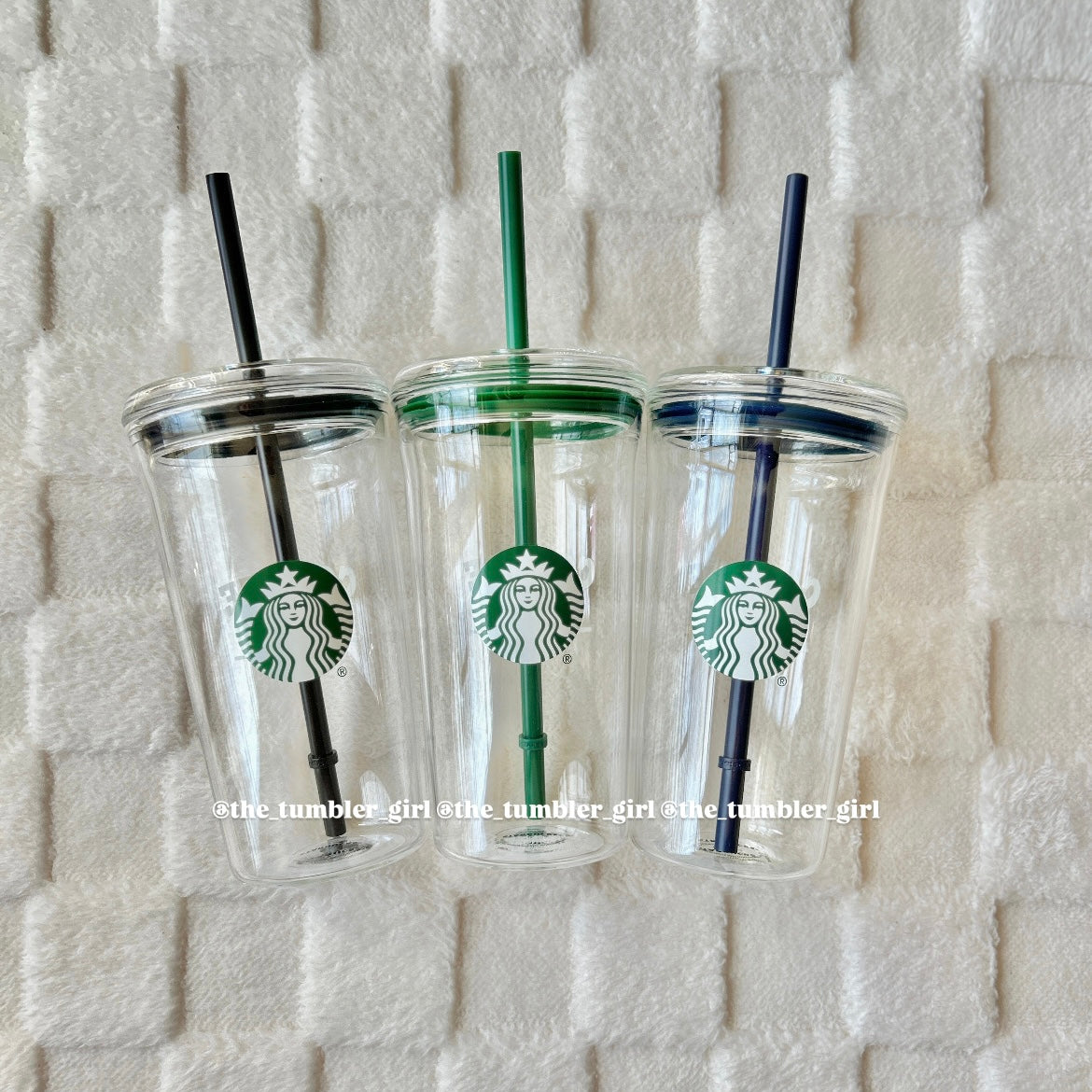 Starbucks China 2025 Minimalist Series 20oz Glass Cup (READY TO SHIP)