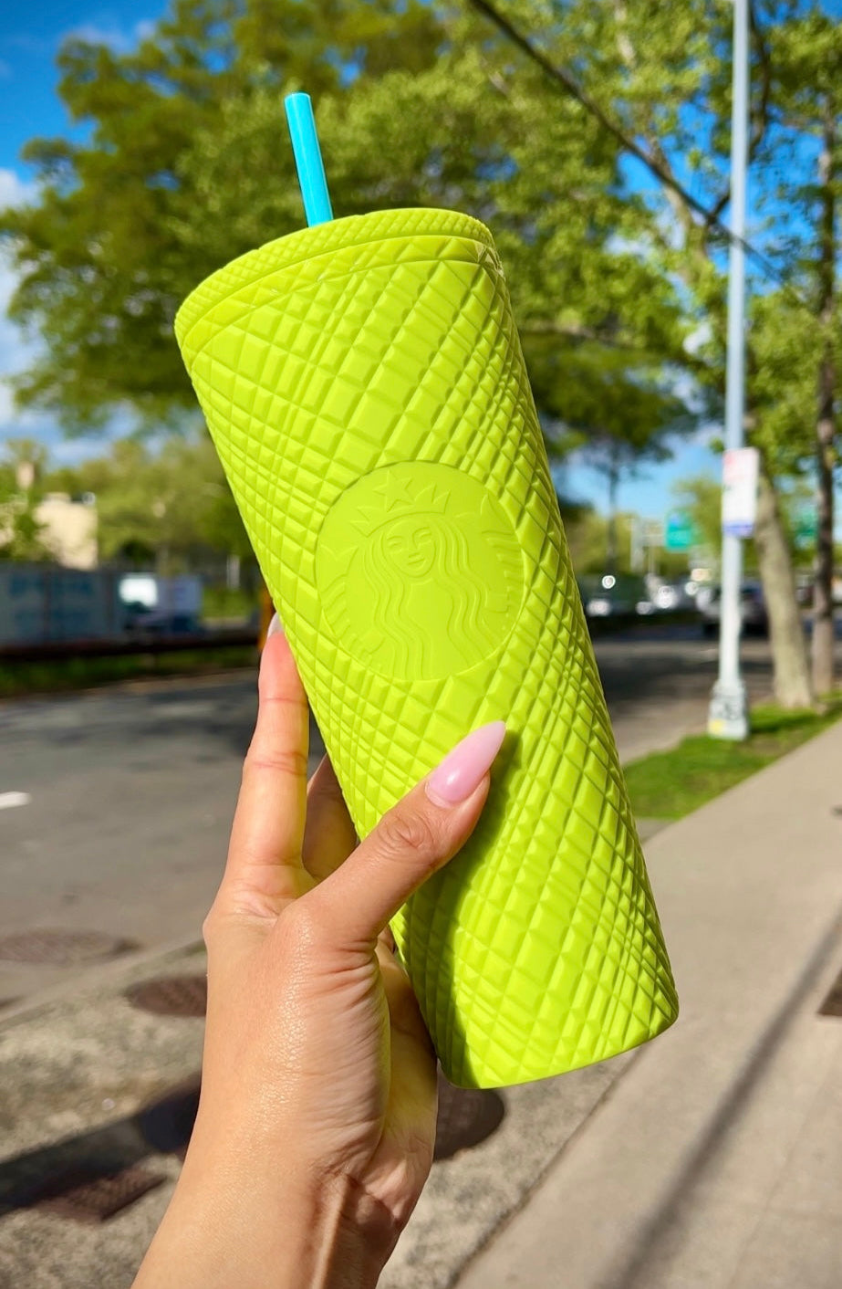 Starbucks Latin America Exclusive Halloween Neon Green Jeweled Tumbler (READY TO SHIP)